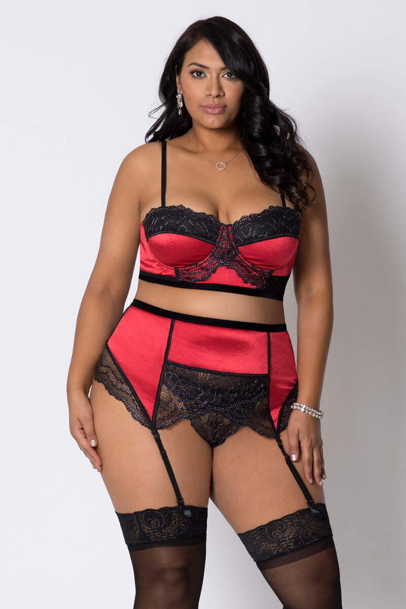 Plus Size Provence Bra Set