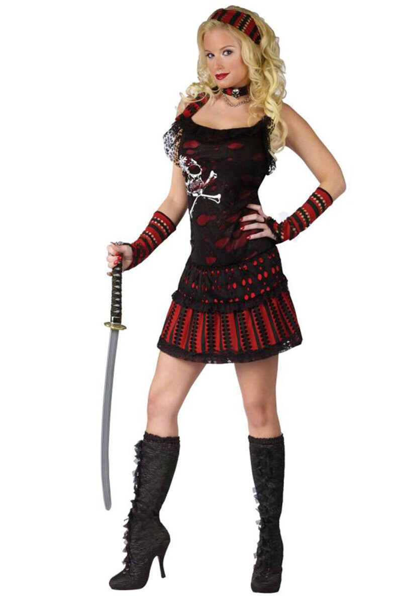Skull Rocker Pirate Costume