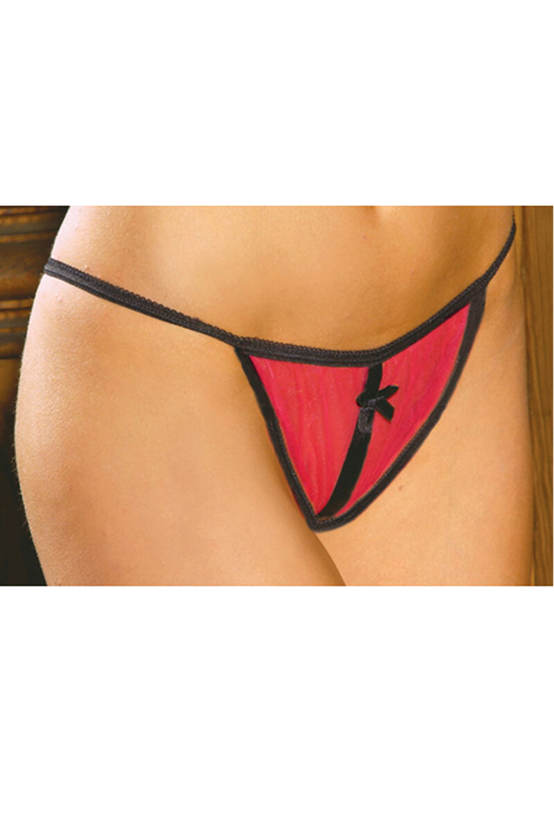 Bow Crotchless Panty