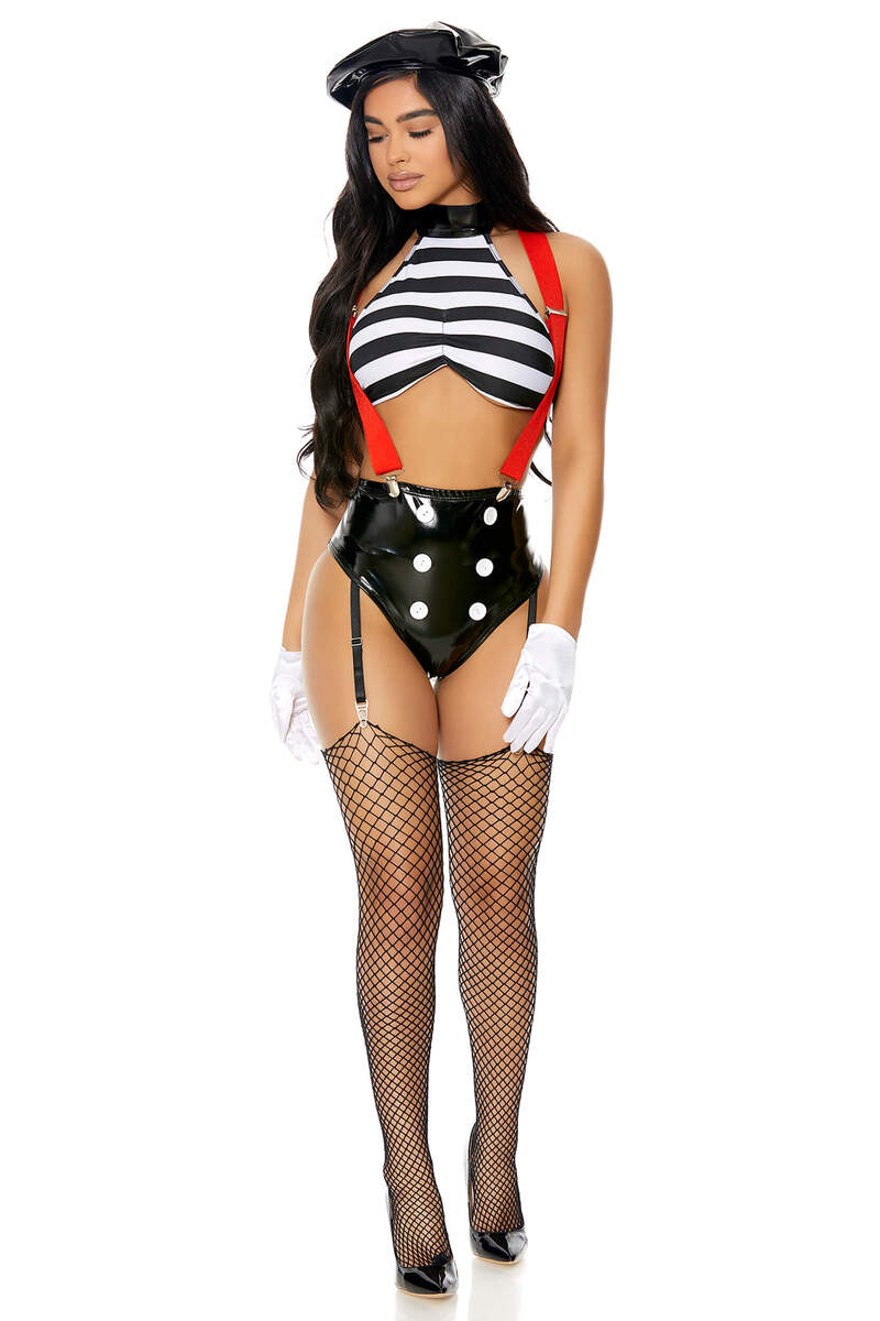 Speechless Sexy Mime Costume