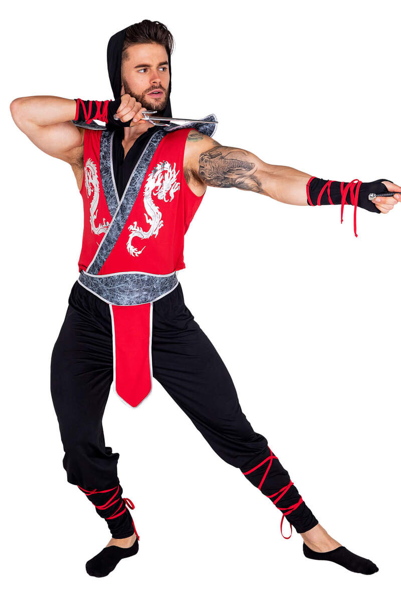 Deadly Combat Ninja Men's Costume