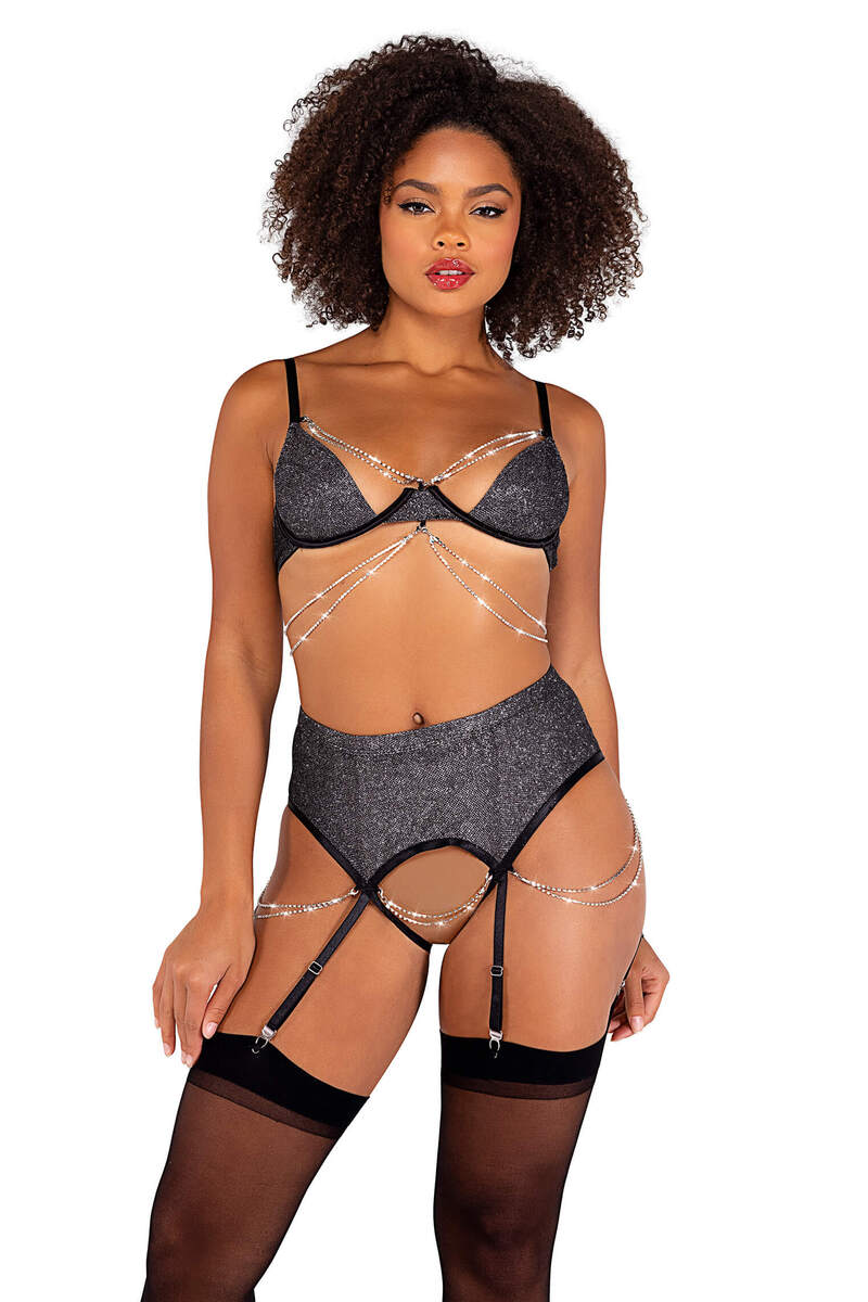 Showoff Sparkle Lingerie Set