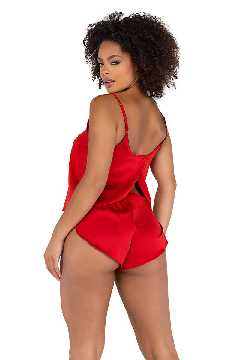 Soft Satin Top & Short Set