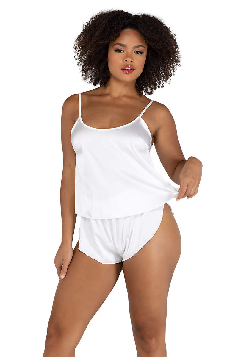 Soft Satin Top & Short Set