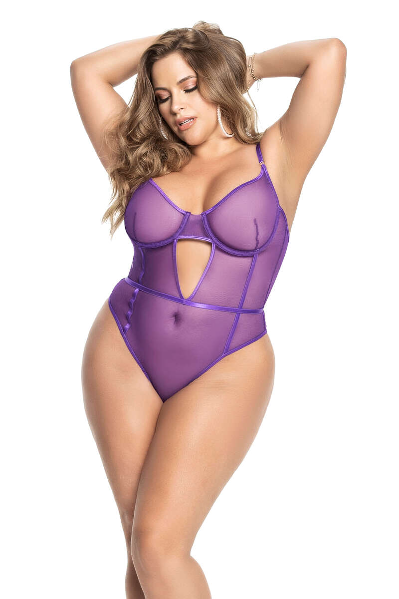 Plus Size Soft Midnight Romance Teddy