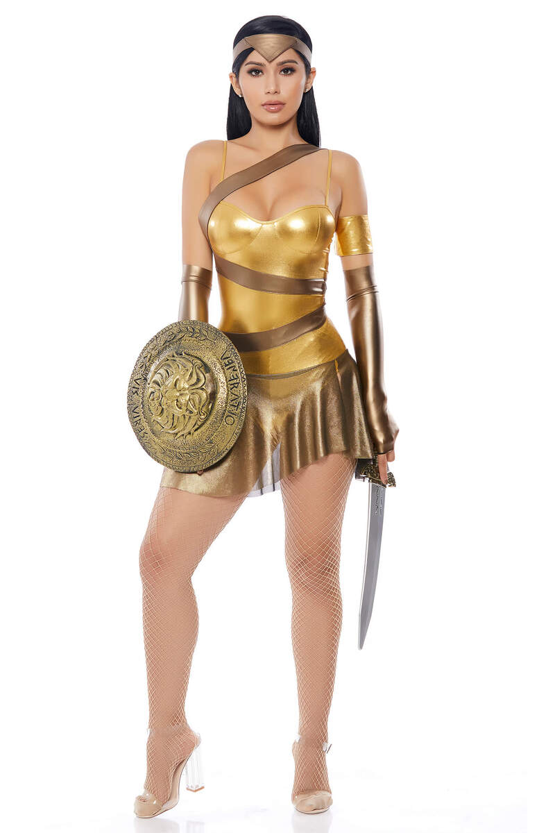 Golden Amazon Hero Costume