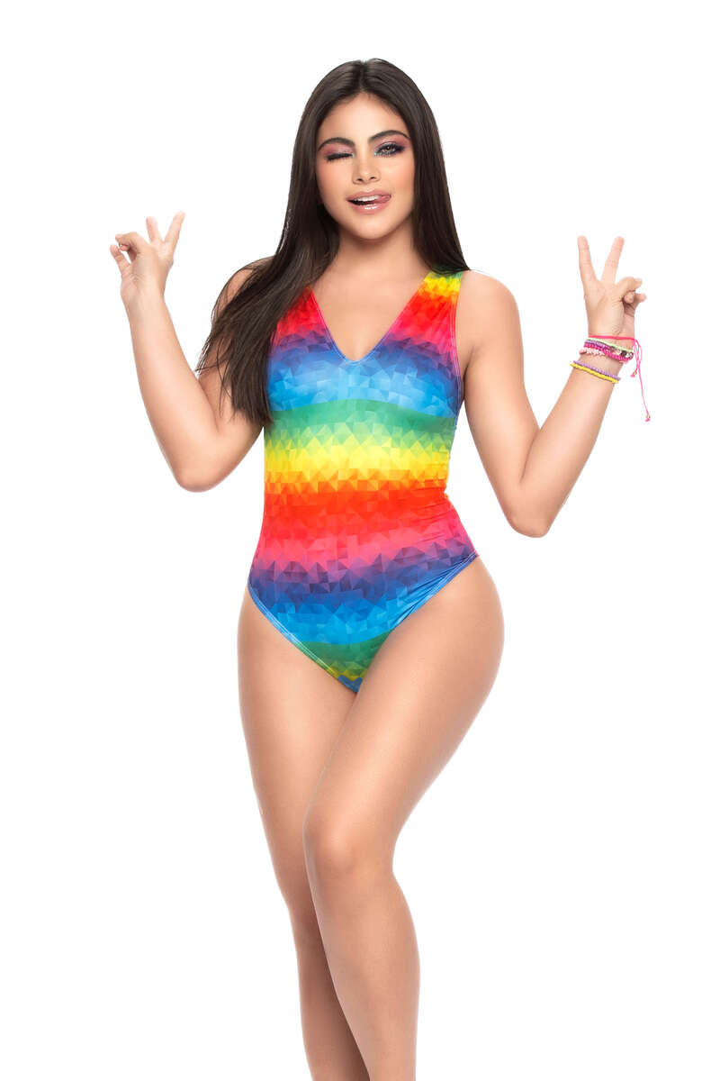 Prism Strappy-Back Bodysuit Front