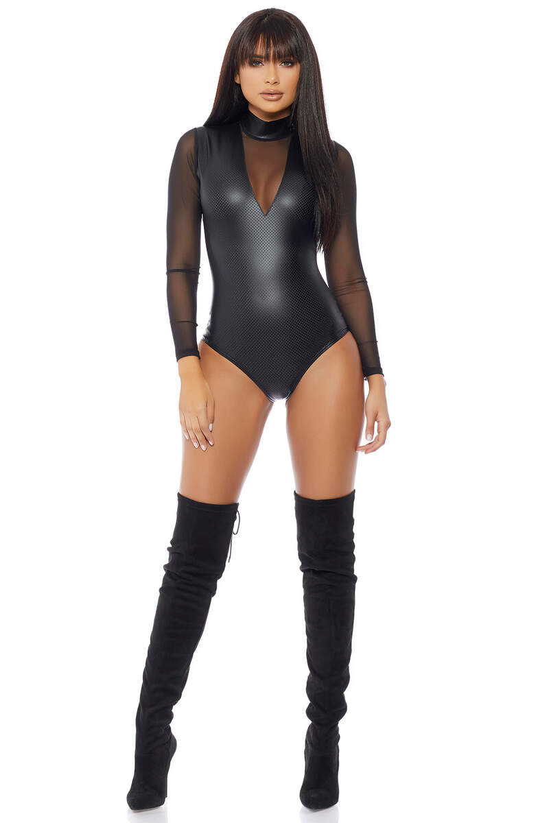 Behave Perforated Bodysuit