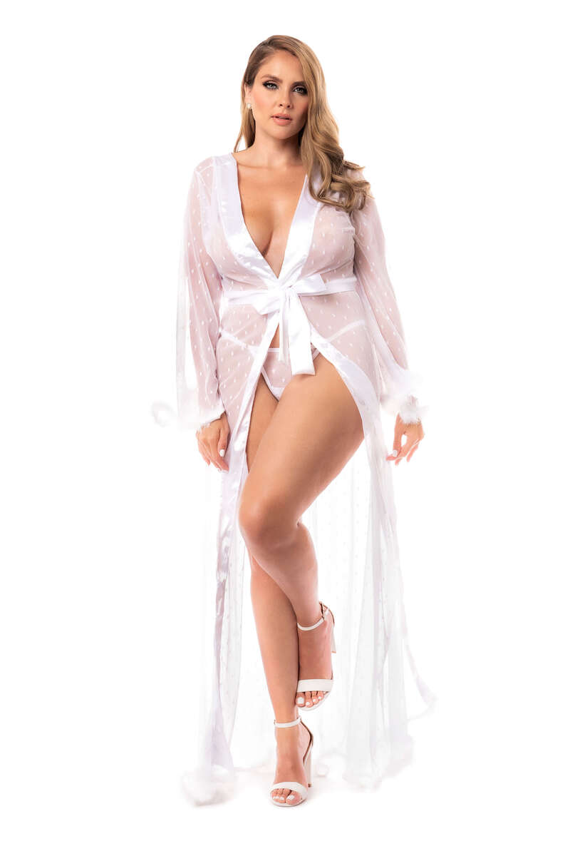 Plus Size Glamorous Appeal Long Robe