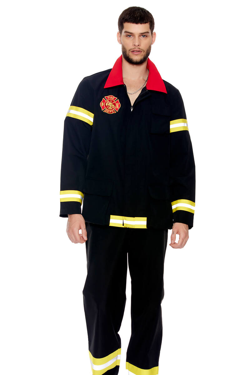 Where's The Fire Men's Firefighter Costume