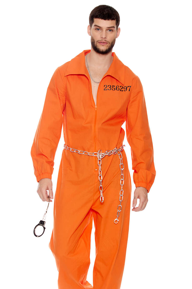 Lock It Down Men's Inmate Costume