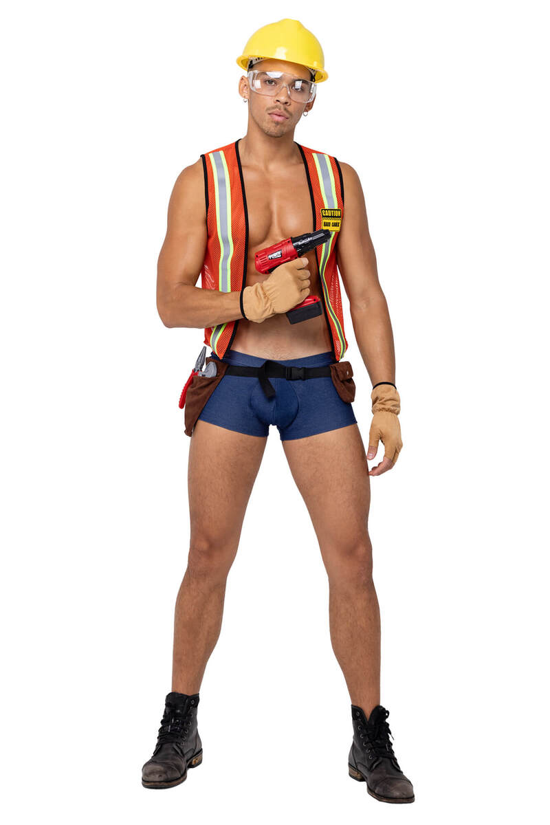 Men's Construction Hard Worker Costume