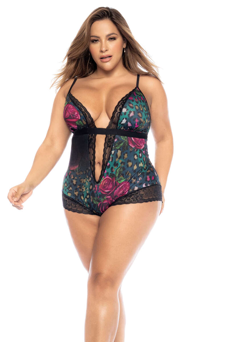 Plus Size Sensual Sleep Romper