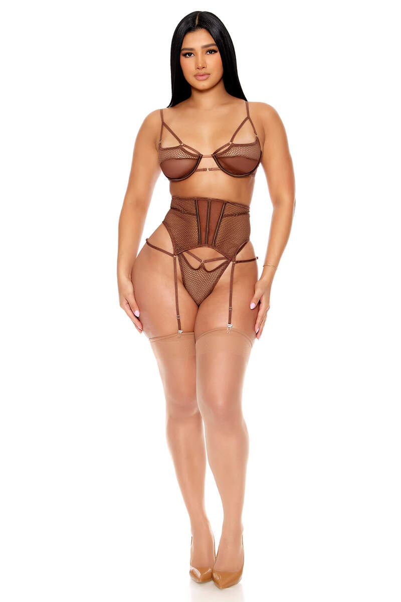 Caught Up Waist Cincher Lingerie Set