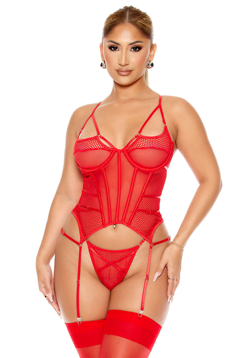 All Caught Up Bustier Set