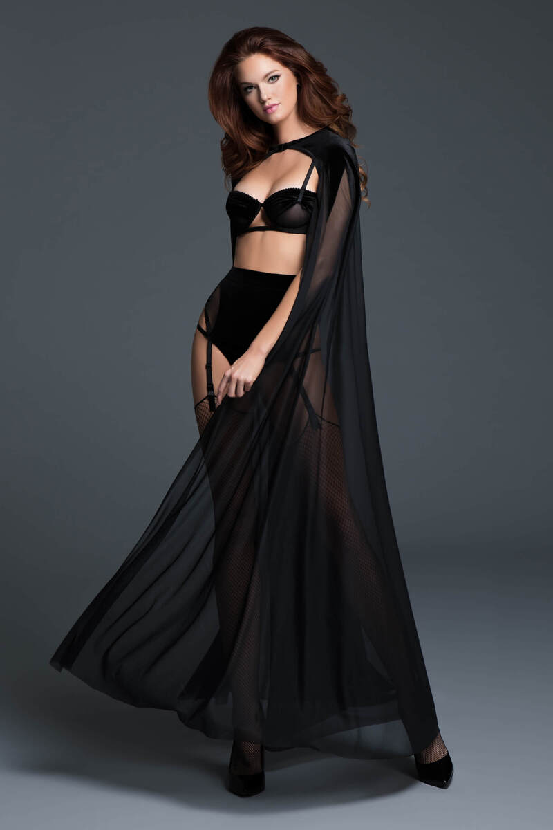 Kiss Me Again Sheer Cape