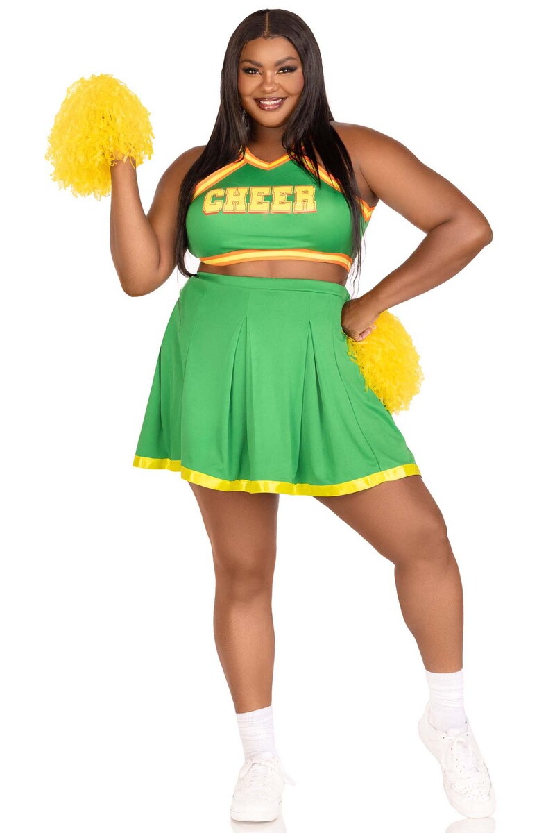 Plus Size Bring It Baddie Cheerleader Costume