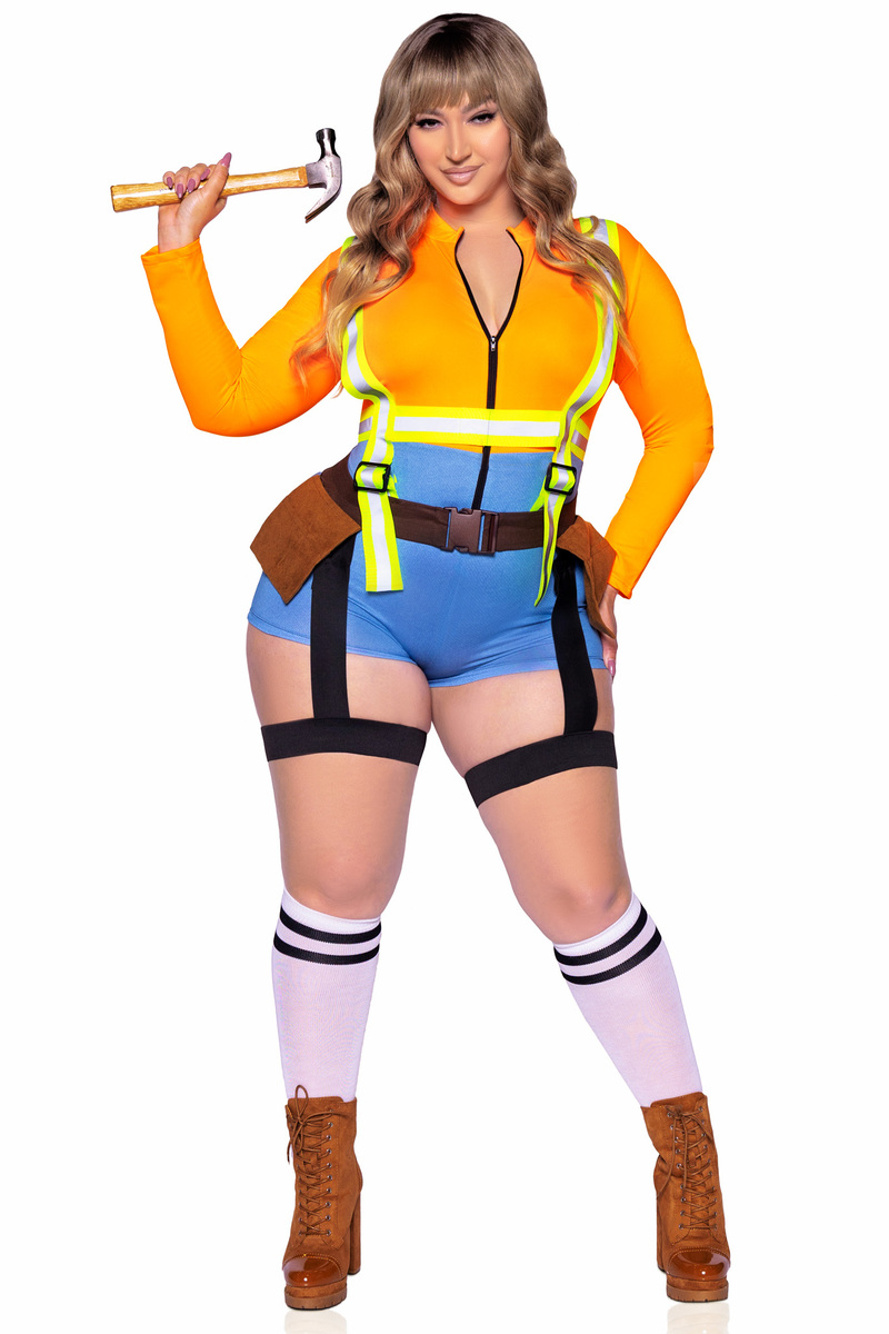 Plus Size Nailed It Construction Worker Costume