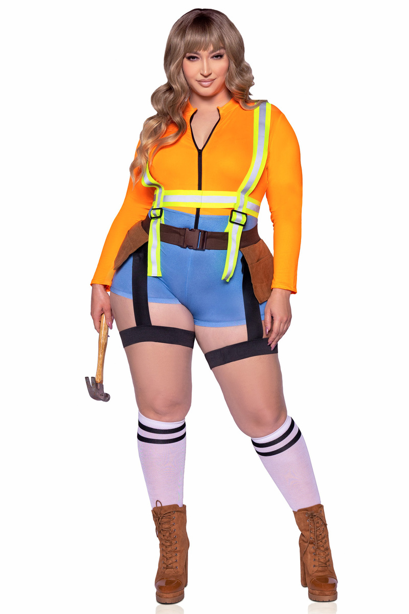 Plus Size Nailed It Construction Worker Costume