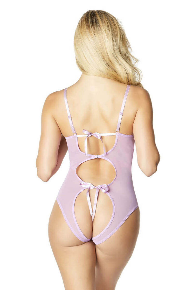 Zara Tied Elegance Lace Teddy