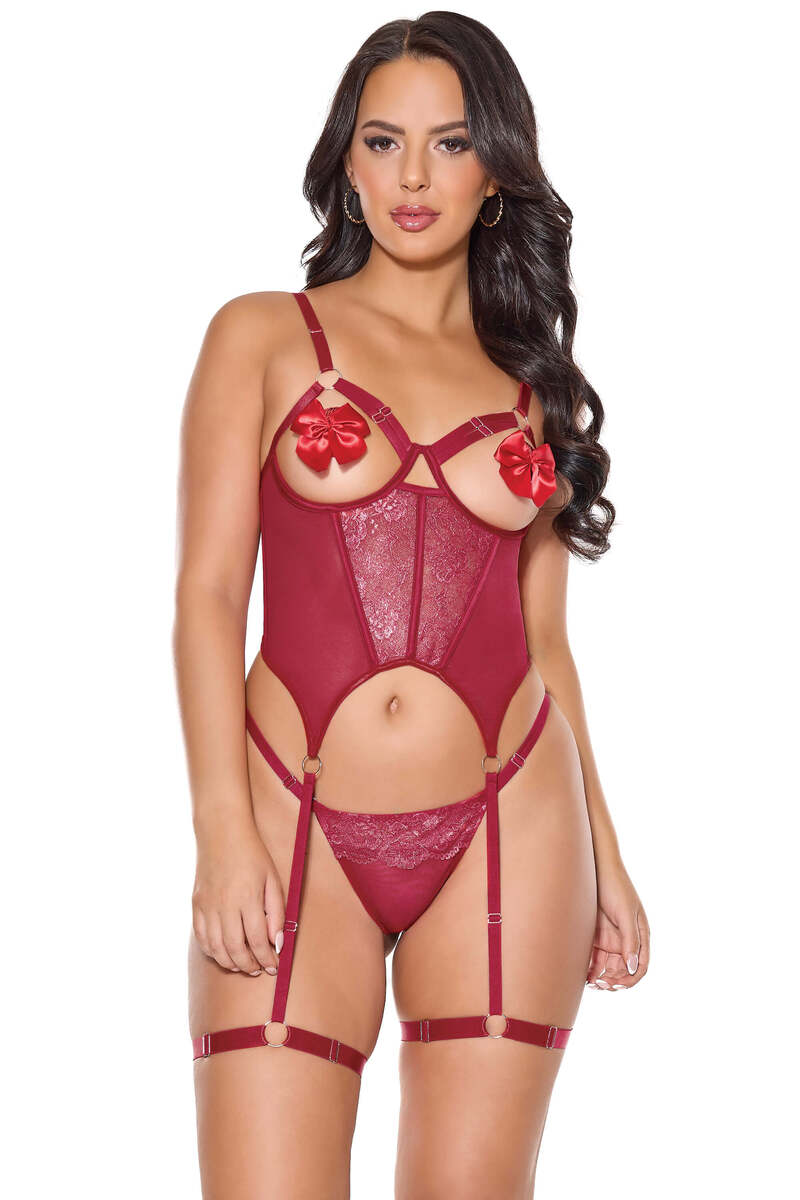 Extra Spicy Bustier & Thong Set