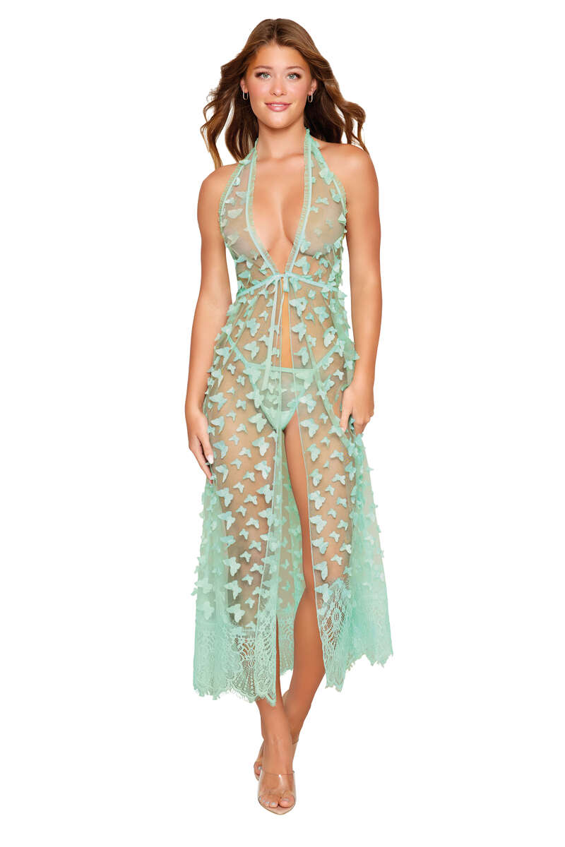Butterfly Gown & G-String Set