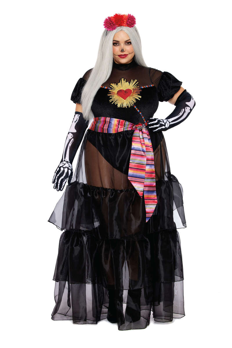 Plus Size Miss Muerte Costume