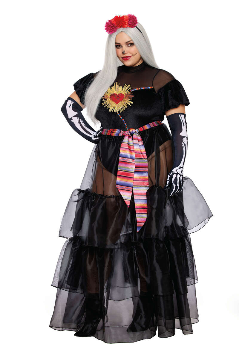 Plus Size Miss Muerte Costume