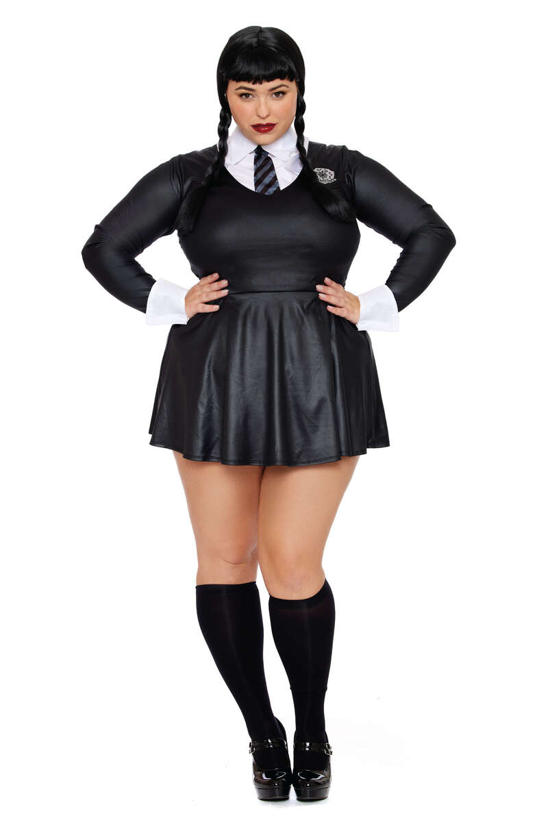 Plus Size Gothic Schoolgirl Costume