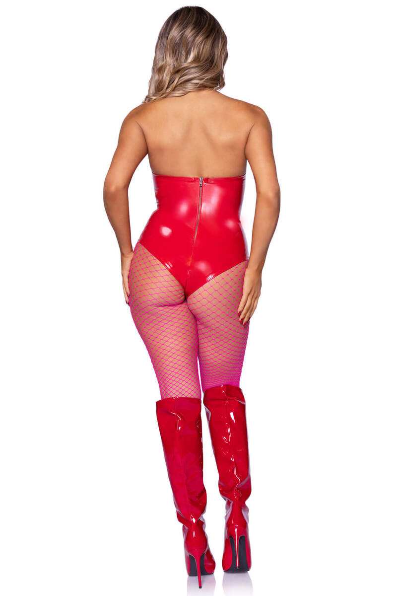 Vinyl Boned Bodysuit