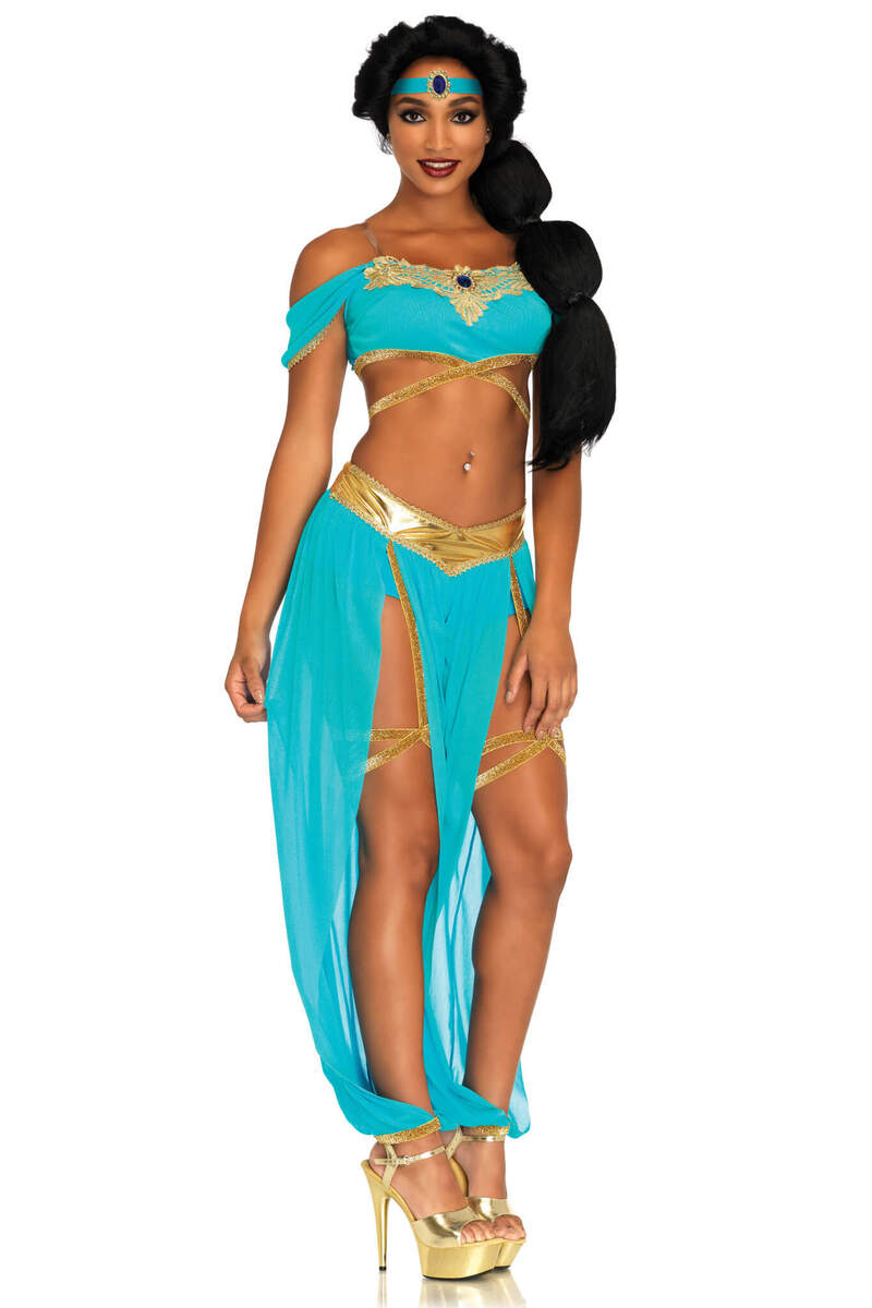 Oasis Princess Costume Blue Front