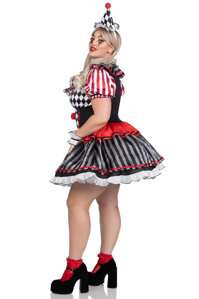 Plus Size Darling Harlequin Costume