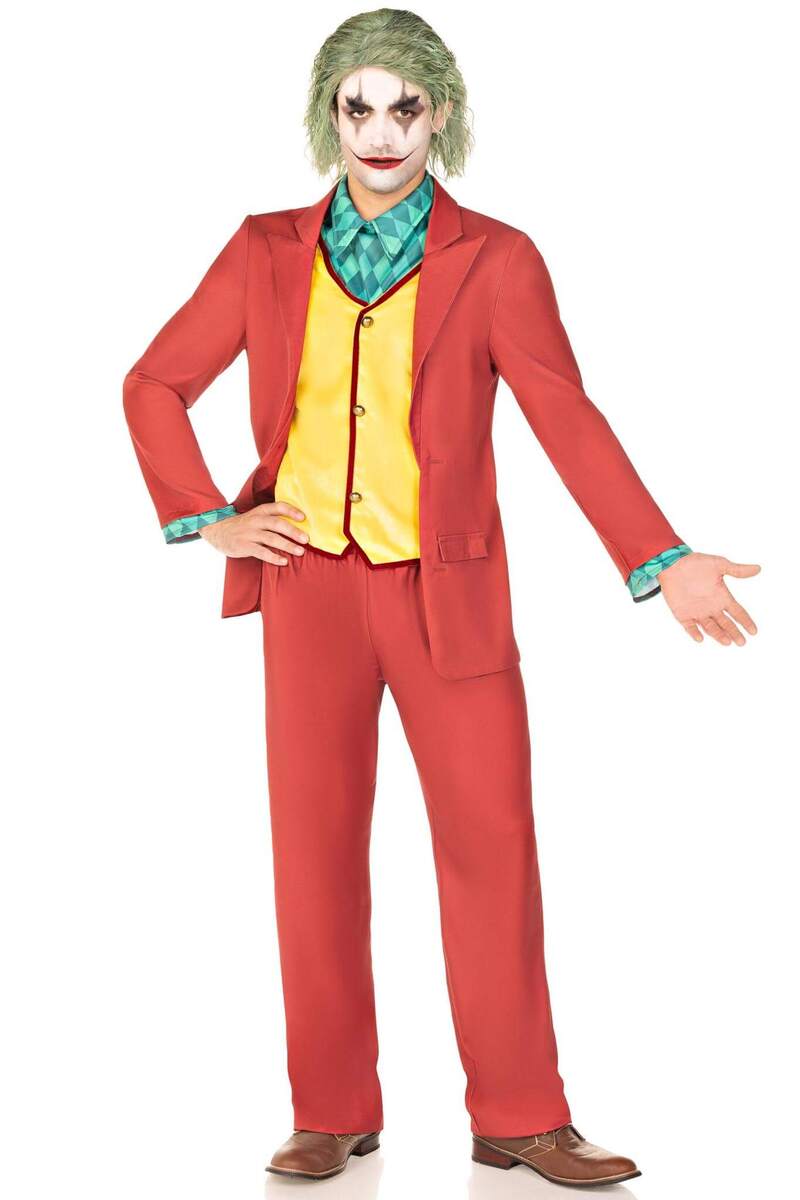 Deviant Clown Men's Costume