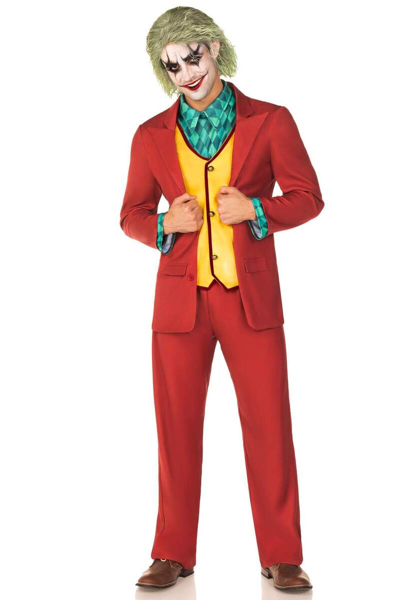Deviant Clown Men's Costume