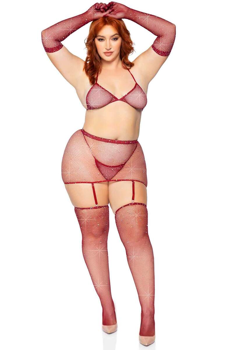 Plus Size Risk Taker Lingerie Set
