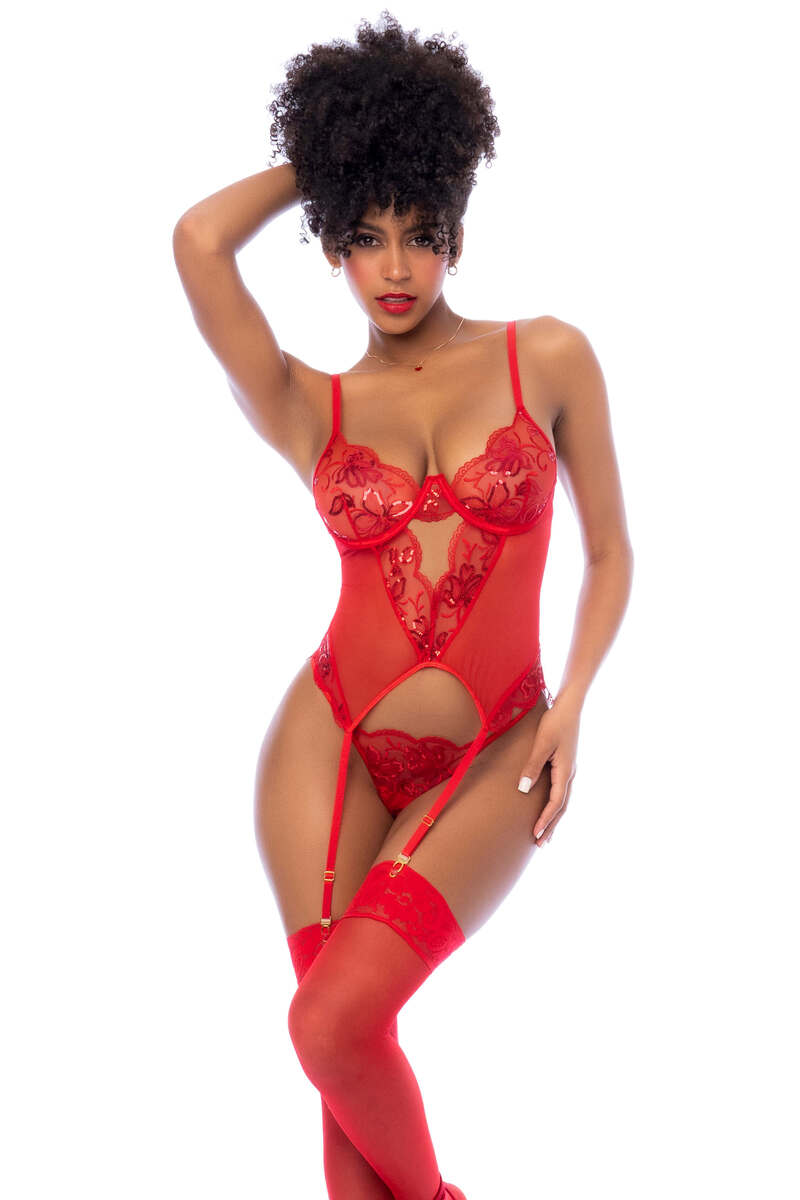 Passionate Vibes Bustier Set