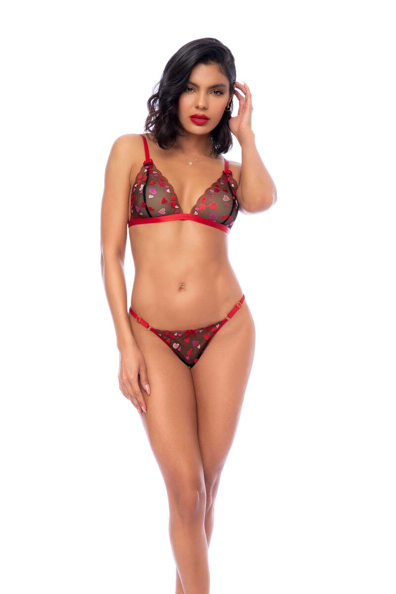 Hearts Abound Lingerie Set