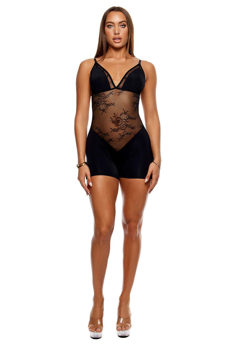 Take It Easy Lounge Lace Romper