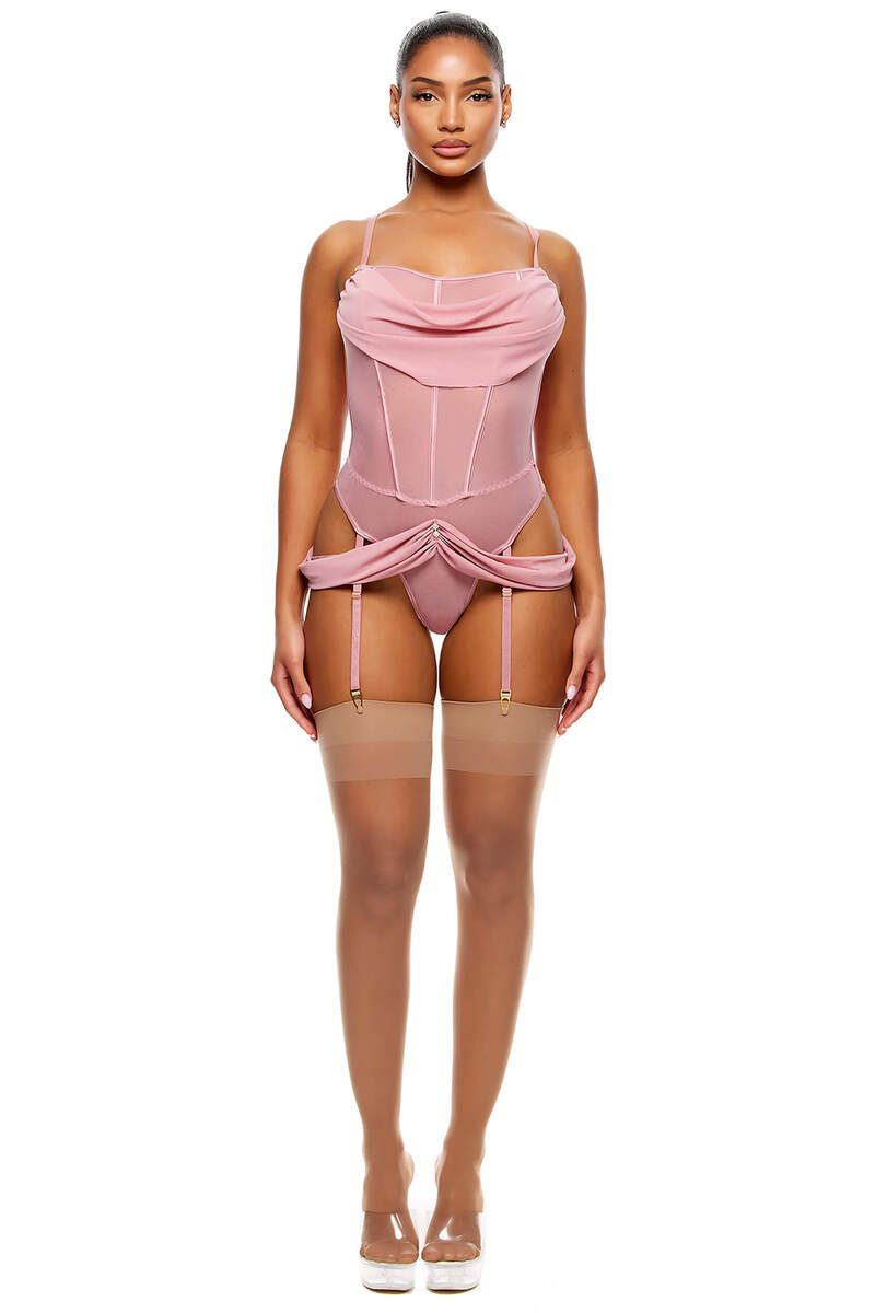Princess Treatment Draped Mesh Teddy