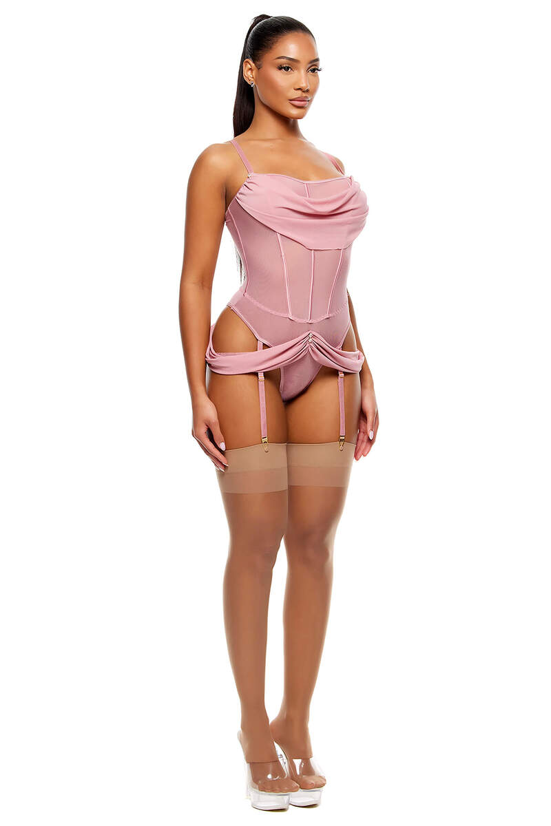 Princess Treatment Draped Mesh Teddy