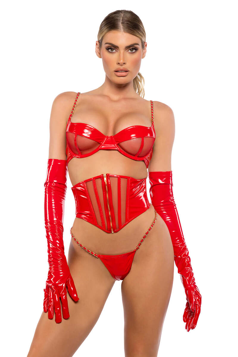 Midnight Minx Waspie Set