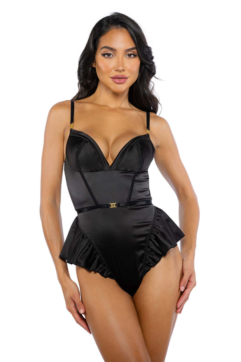 Cleopatra Romper Black Front