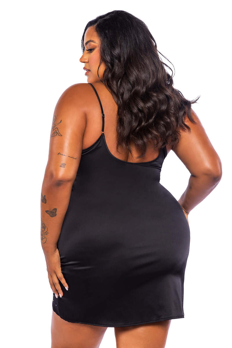 Plus Size Twinkle Diamante Chemise