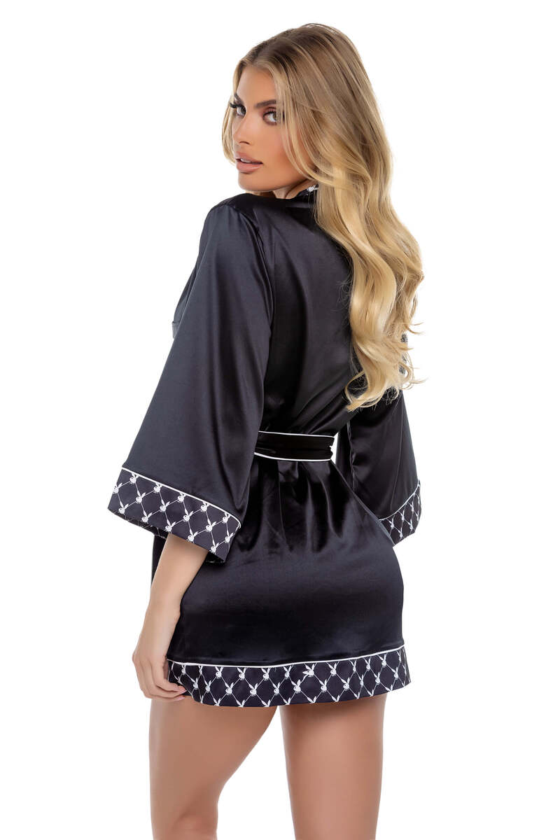 Playboy Bunny Smoke Lounge Robe