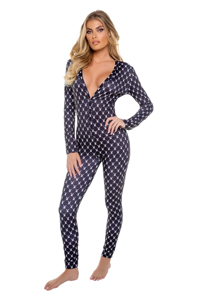 Playboy Bunny Cozy Lounge Union Suit