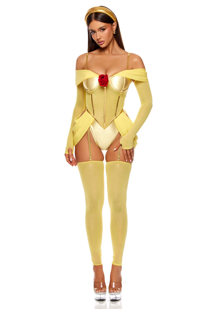 She's a Beauty Princess Costume Yellow Front Alternate
