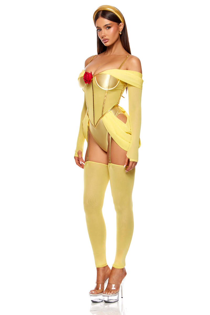 She's a Beauty Princess Costume Yellow Side