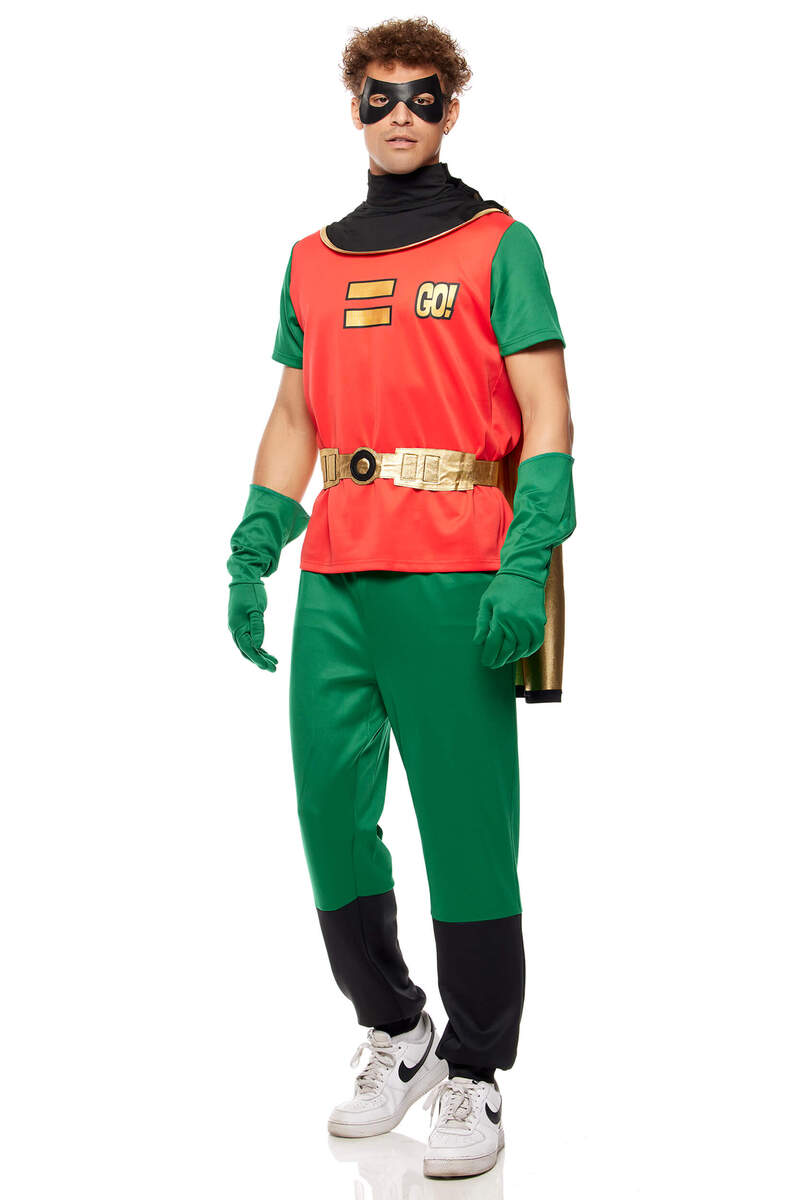 Titan Leader Comic Book Character Costume Front Alternate