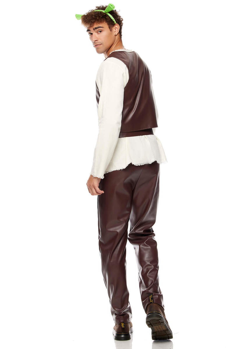 Swamp King Movie Character Men's Costume Multicolor Back