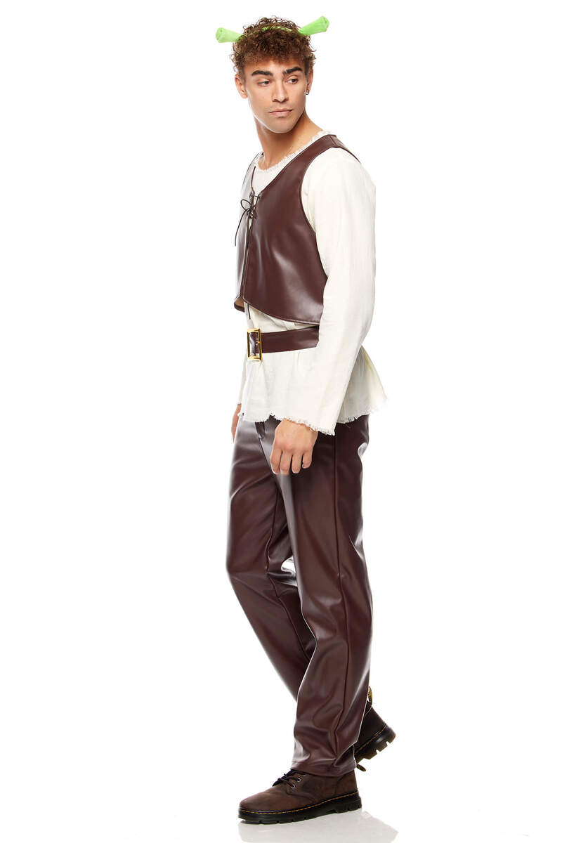 Swamp King Movie Character Men's Costume Multicolor Side